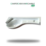 LAVELLO BAGNO BIANCO PER CAMPER ELNAGH FINE ANNI '90 (25013) - campercaravanricambi.com