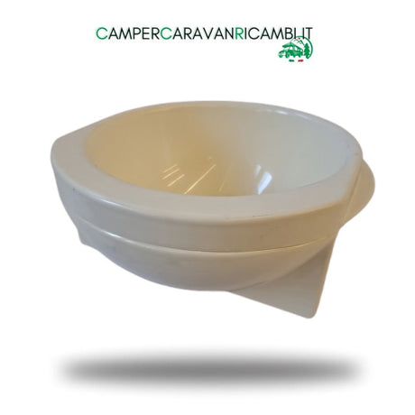 LAVELLO BAGNO IN PLASTICA COLOR AVORIO PER CAMPER LAIKA ANNI '90 / INIZIO 2000 INTROVABILE (45183) - campercaravanricambi.com