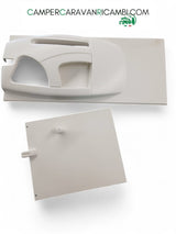 MANIGLIA CHIUSURA ZANZARIERA RIMOR, ELNAGH, MC LOUIS, CHAUSSON, ARCA (217415N) - campercaravanricambi.com