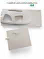 MANIGLIA CHIUSURA ZANZARIERA RIMOR, ELNAGH, MC LOUIS, CHAUSSON, ARCA (217415N) - campercaravanricambi.com