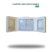 MOBILETTO SOTTO LAVELLO BAGNO COLOR BIANCO PER CARAVAN FENDT DAL 1997 AL 2004 (2000822001072) - campercaravanricambi.com