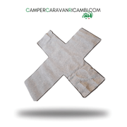 MOQUETTE CELLULA PER CAMPER LAIKA MOD. ECOVIP 2 CLASSIC COLOR GRIGIO CON INSERTI BEIGE (51400) - campercaravanricambi.com