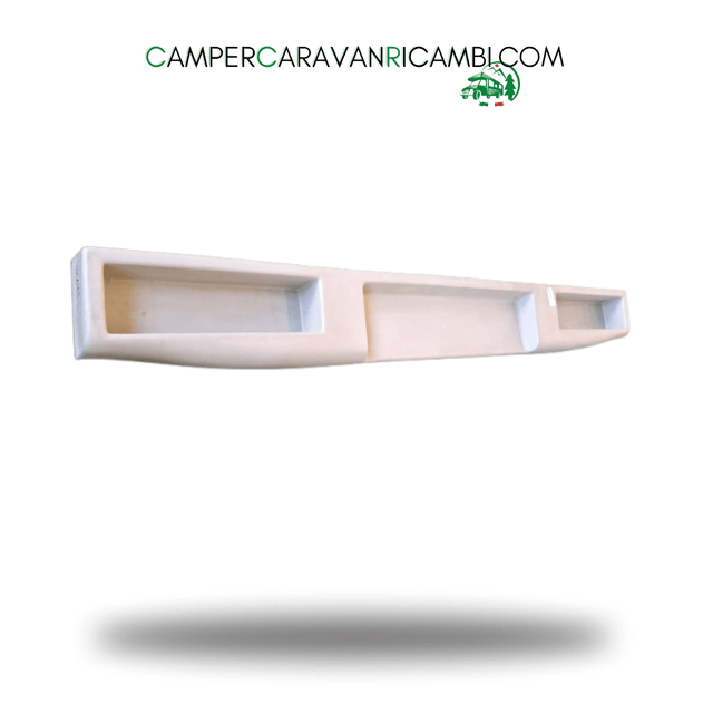 PARAURTI POSTERIORE GRIGIO PER CAMPER ELNAGH MARLIN ANNI '90 (31683) - campercaravanricambi.com