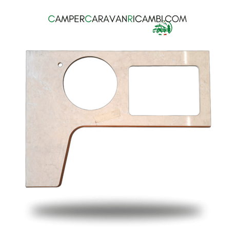 PIANO CUCINA IN LEGNO COLOR BEIGE MARMORIZZATO PER CAMPER ELNAGH DORAL 115 FINE ANNI '90 - campercaravanricambi.com