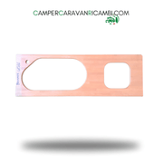 PIANO IN LEGNO TOP LAVANDINO BAGNO PER CAMPER ELNAGH DORAL 108 FINE ANNI '90 (48386) - campercaravanricambi.com