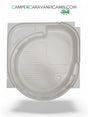 PIATTO DOCCIA BIANCO ELNAGH PRINCE (D37177003) - campercaravanricambi.com
