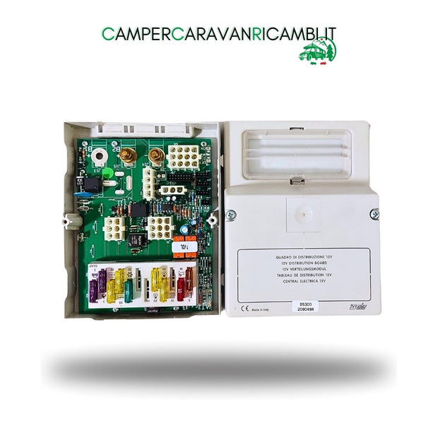 QUADRO DISTRIBUZIONE 12V CBE DS300 (CHAU 226323K/CBE 209049) - campercaravanricambi.it