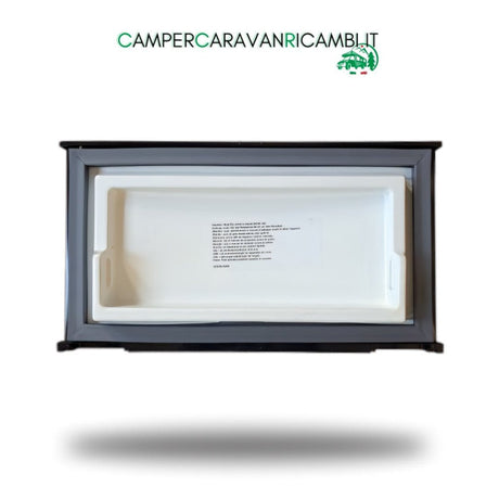 SPORTELLO FREEZER PER FRIGORIFERO MARCA THETFORD COLORE NERO COMPLETO DI GUARNIZIONE - campercaravanricambi.com
