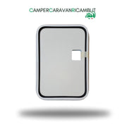 SPORTELLO VANO BOMBOLE COMPLETO DI TELAIO IN ALLUMINIO CAMPER LAIKA (57928) - campercaravanricambi.com