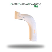 STAMPATA IN PLASTICA BIANCA PASSARUOTA ANTERIORE SINISTRO PER CAMPER MOTORHOME RAPIDO PRIMI ANNI 2000 (4PE091915) - campercaravanricambi.com