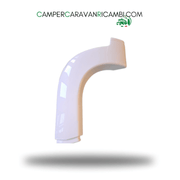 STAMPATA IN PLASTICA BIANCA PASSARUOTA ANTERIORE SINISTRO PER CAMPER MOTORHOME RAPIDO PRIMI ANNI 2000 (4PE091915) - campercaravanricambi.com
