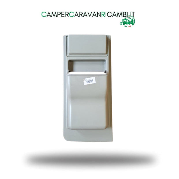 STAMPATA IN PLASTICA GRIGIA PORTA RIFIUTI PER PORTA CELLULA CAMPER ARCA PRIMI ANNI 2000 (MP - 00870) - campercaravanricambi.com