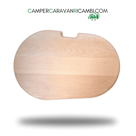 TAGLIERE SAGOMATO IN LEGNO PIANO CUCINA PER CAMPER ARCA INIZI ANNI 2000 (MB - 01121) - campercaravanricambi.com