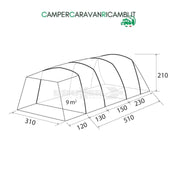 TENDA PER FAMIGLIE BRUNNER PURE 4 (0102972N) - campercaravanricambi.it