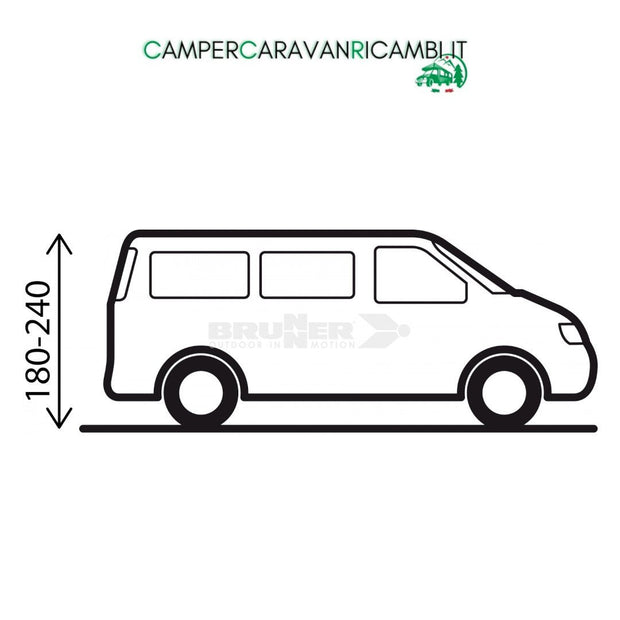 TENDA PER MINIVAN BRUNNER TROUPER 2.0 (0102995N) - campercaravanricambi.it