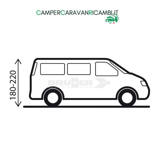 TENDA PER VAN E MINIBUS BRUNNER RAMBLER (0103019N) - campercaravanricambi.it