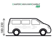 TENDA PNEUMATICA BRUNNER PER MINIBUS TROUPER XL (0102977N) - campercaravanricambi.it