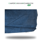 TESSUTO BLU VARIANTE ERCOLE TEFLON PER CUSCINERIA CAMPER ARCA PRIMI ANNI 2000 (TA - 00832) - campercaravanricambi.com