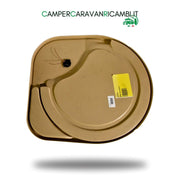 TETTO DOCCIA ELNAGH PRINCE/DUKE/BARON COLOR ORO 2010 - 2012 +BINARIO TENDA+FARETTO (D37102000) - campercaravanricambi.it